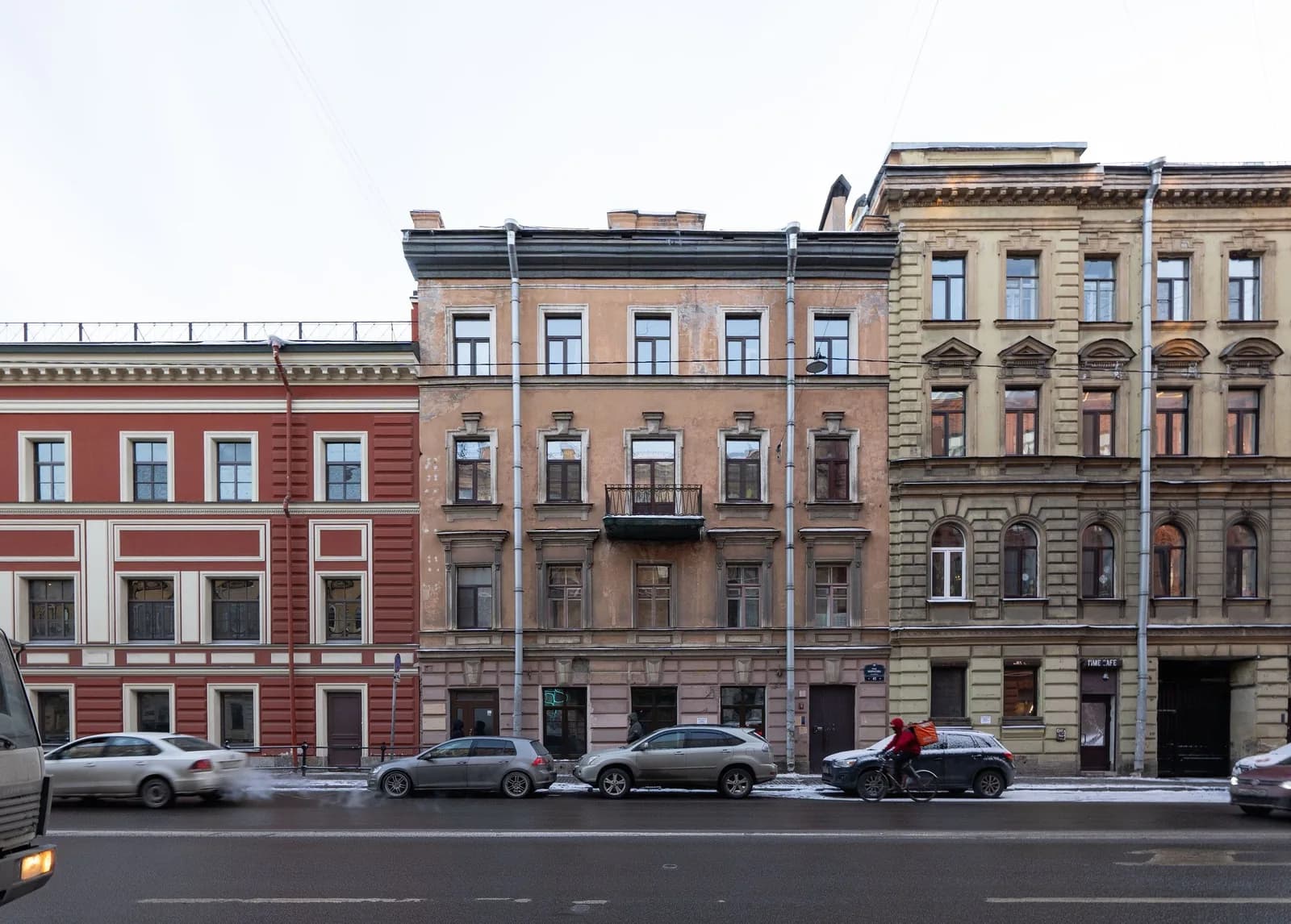 Фото дома у объекта ремонта на улице Некрасова в Центральном районе Санкт-Петербурга